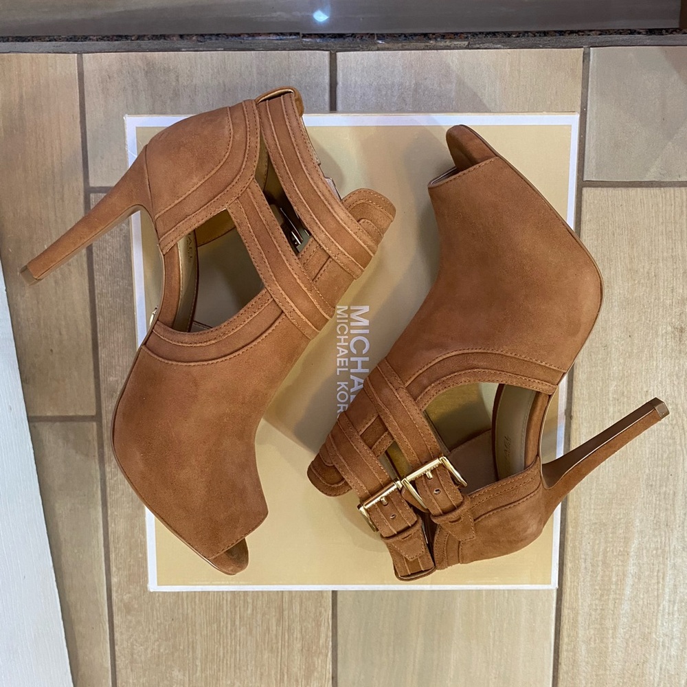 Michael Kors Brown Strappy Heels